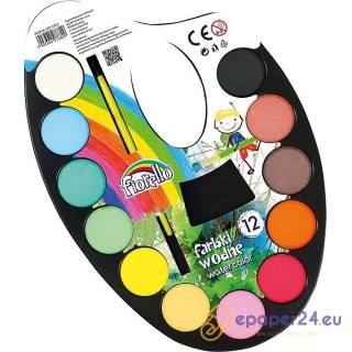 Farby wodne Fiorello 12 kolorów