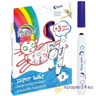 Flamastry Fiorello Super Baby 8 kolorów