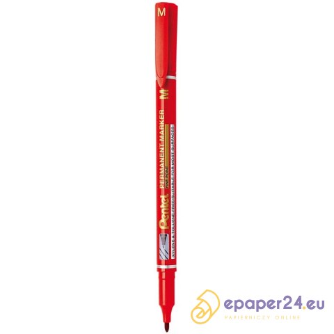 Foliopis permanentny Pentel NM470 M 1.0mm czerwony