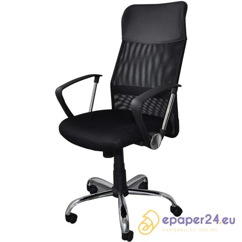 Fotel biurowy Office Products Corfu czarny Fotel biurowy Office Products Corfu czarny