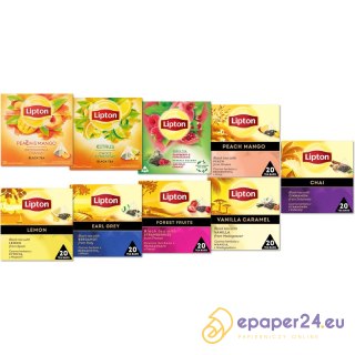 Herbata Lipton Piramid zielona malina & granat (20)
