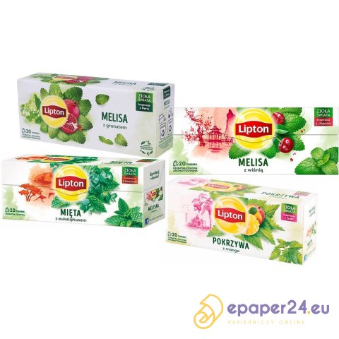 Herbata Lipton ziołowa mięta z eukaliptusem (20) Herbata Lipton ziołowa mięta z eukaliptusem (20)