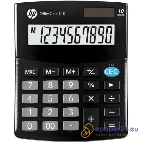 Kalkulator HP OfficeCalc 110 czarny Kalkulator HP OfficeCalc 110 czarny