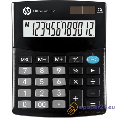 Kalkulator HP OfficeCalc 112 czarny Kalkulator HP OfficeCalc 112 czarny