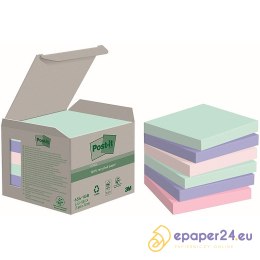 Karteczki Post-it 76x76mm (654-1GB) 3 kolory (6x100)