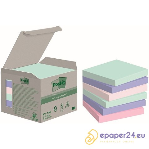 Karteczki Post-it 76x76mm (654-1GB) 3 kolory (6x100) Karteczki Post-it 76x76mm (654-1GB) 3 kolory (6x100)