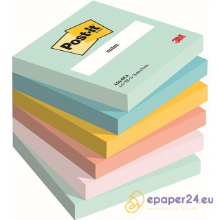 Karteczki Post-it 76x76mm (654-BEA) (6x100)