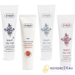 Krem do rąk Ziaja 100ml z proteinami kaszmiru i masłem shea