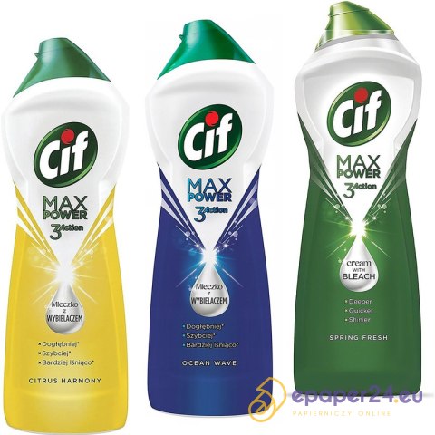 Mleczko do czyszczenia Cif Max Power 1001g Ocean Mleczko do czyszczenia Cif Max Power 1001g Ocean
