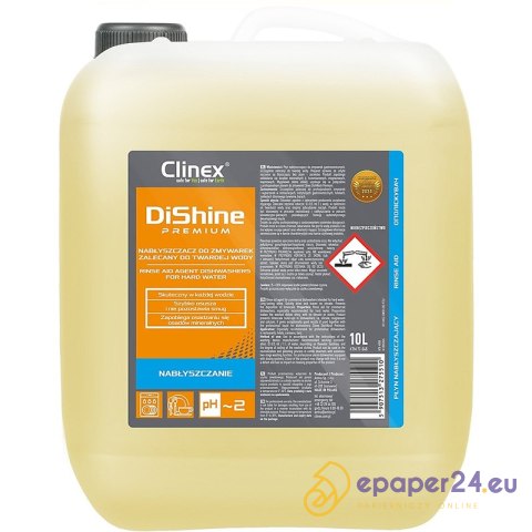 Nabłyszczacz do zmywarek CLINEX DiShine Premium, 1 Nabłyszczacz do zmywarek CLINEX DiShine Premium, 1