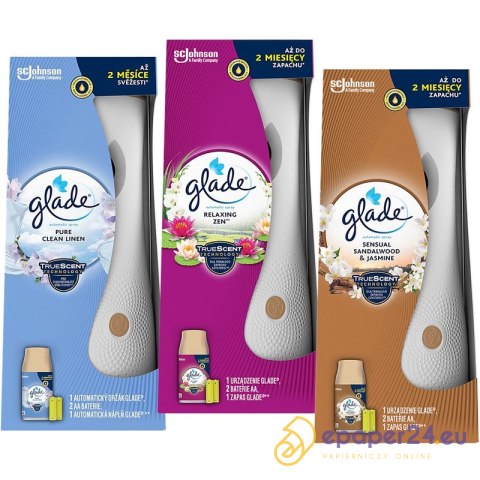 Odświeżacz powietrza automatyczny Glade 269ml Sensual Sandalwood & Jasmine Odświeżacz powietrza automatyczny Glade 269ml Sensual Sandalwood & Jasmine