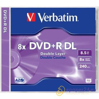 PŁYTA VERBATIM DVD+R DOUBLE LAYER jawel case