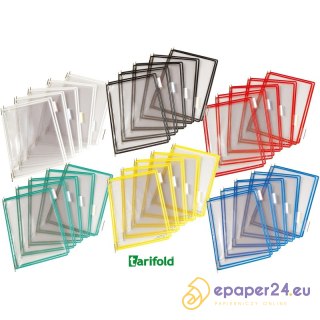 Panele prezentacyjne Tarifold A4 niebieskie (10)