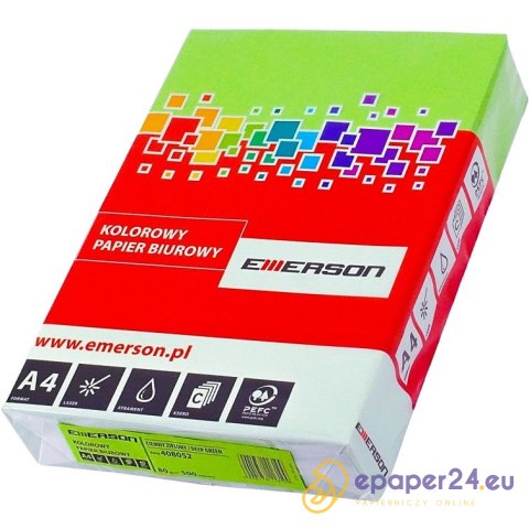 Papier Emerson A4/80g ciemnozielony (500) Papier Emerson A4/80g ciemnozielony (500)
