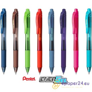 Pióro kulkowe Pentel EnerGel BL107 różowe