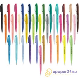 Pisak pędzelkowy Pentel Brush Sign Pen SES15C ciem