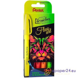 Pisaki pędzelkowe Pentel Brush Sign Pen SES15C 5 k