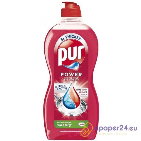 Płyn do naczyń Pur 450ml Raspberry & Red Currant Płyn do naczyń Pur 450ml Raspberry & Red Currant