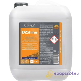 Płyn nabłyszczający do zmywarek gastronomicznych CLINEX Dishine, 10l