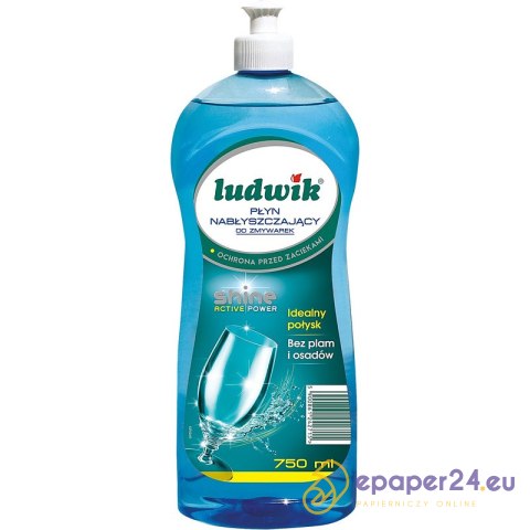 Płyn nabłyszczający do zmywarki Ludwik 750ml Płyn nabłyszczający do zmywarki Ludwik 750ml