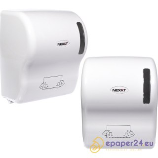 Podajnik do reczników w rolce Nexxt Autocut biały