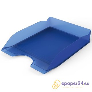 Półka na dokumenty Durable Basic A4 transparentna niebieska
