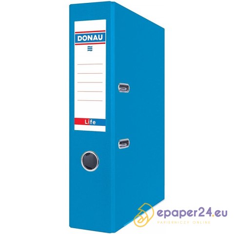 Segregator Donau Life neon A4/75mm niebieski Segregator Donau Life neon A4/75mm niebieski