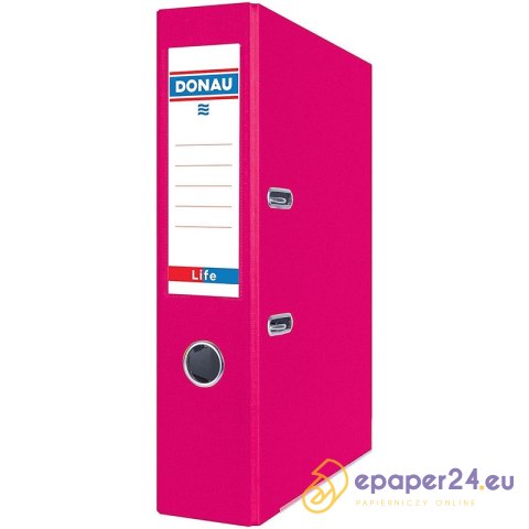Segregator Donau Life neon A4/75mm różowy Segregator Donau Life neon A4/75mm różowy