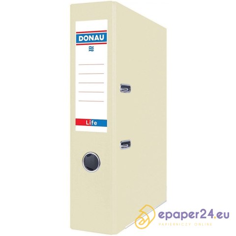 Segregator Donau Life pastel A4/75mm żółty Segregator Donau Life pastel A4/75mm żółty