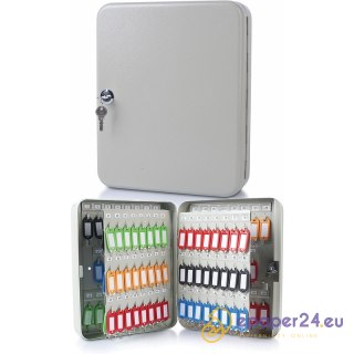 Szafka na klucze Donau 140 klucze metalowa szara