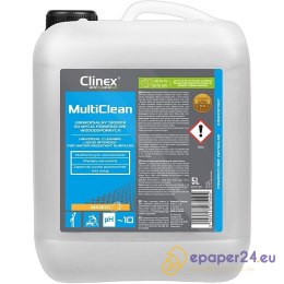 Uniwersalny środek CLINEX Multi Clean, do mycia powierzchni wodoodpornych, Green Tea, 5l