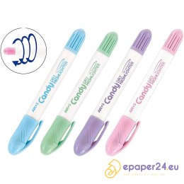 Zakreślacz w sztyfcie Amos Candy lawendowy