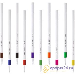 Cienkopis Uni Emott 0.4mm jasnozielony