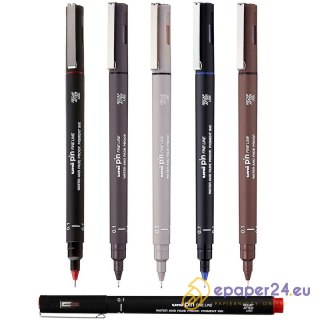 Cienkopis kreślarski Uni Pin-200 0.1mm ciemnoszary
