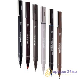 Cienkopis kreślarski Uni Pin-200 0.5mm ciemnoszary