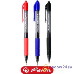 Długopis żelowy Herlitz Smoothy 0.7mm czerwony