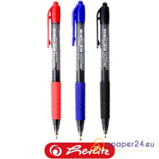 Długopis żelowy Herlitz Smoothy 0.7mm niebieski