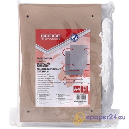 Fascykuła Office Products A4 z tasiemką brązowa (25)
