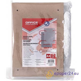 Fascykuła Office Products A4 z tasiemkš bršzowa (25)
