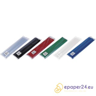 Grzbiety wsuwane Donau A4/6mm czerwone (10)