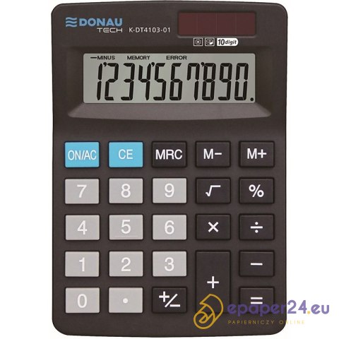 Kalkulator Donau Tech K-DT4103-01 czarny Kalkulator Donau Tech K-DT4103-01 czarny