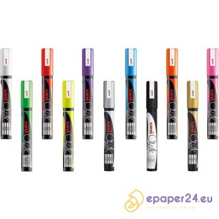 Marker kredowy Uni PWE-5M złoty