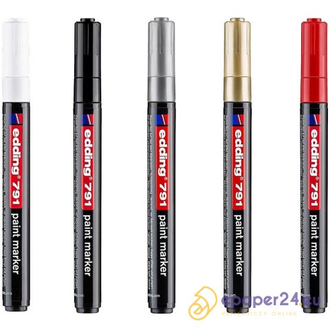 Marker olejowy Edding 791 czerwony Marker olejowy Edding 791 czerwony
