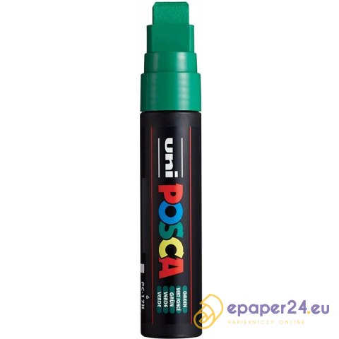 Marker z farbą plakatową Uni POSCA PC-17K 15mm zielony Marker z farbą plakatową Uni POSCA PC-17K 15mm zielony