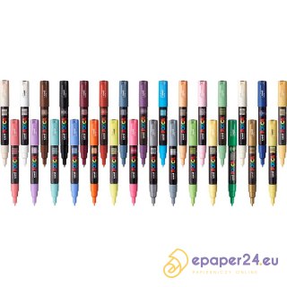 Marker z farbą plakatową Uni POSCA PC-1M jasnopoma