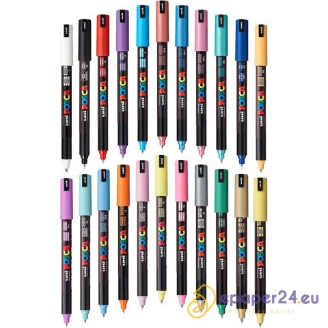 Marker z farbą plakatową Uni POSCA PC-1MR czarny