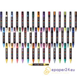Marker z farbą plakatową Uni POSCA PC-5M brązowy