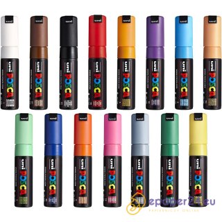 Marker z farbą plakatową Uni POSCA PC-7M zielony