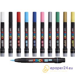 Marker z farbą plakatową Uni POSCA PCF-350 biały