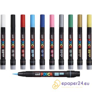 Marker z farbą plakatową Uni POSCA PCF-350 różowy